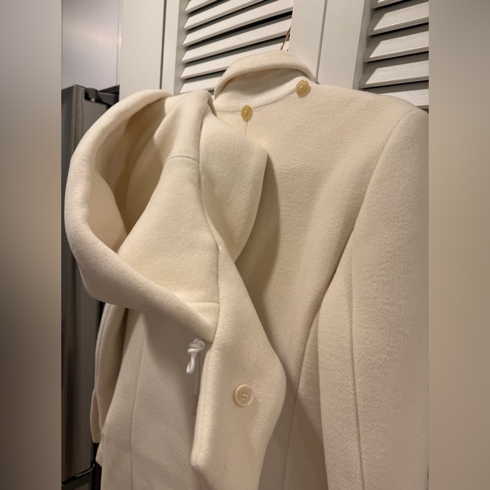 Proenza Schouler Cream Teddy Jacket - Picture 6 of 16